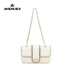 Graceful Lady Solid lock Rhombic chain phone Bags