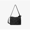 Large Quilted Nylon Zipper SHOULDER BAGS
