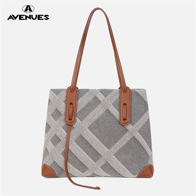 Large Zipper Stripes Pattern Classic TOP HANDLE BAGS