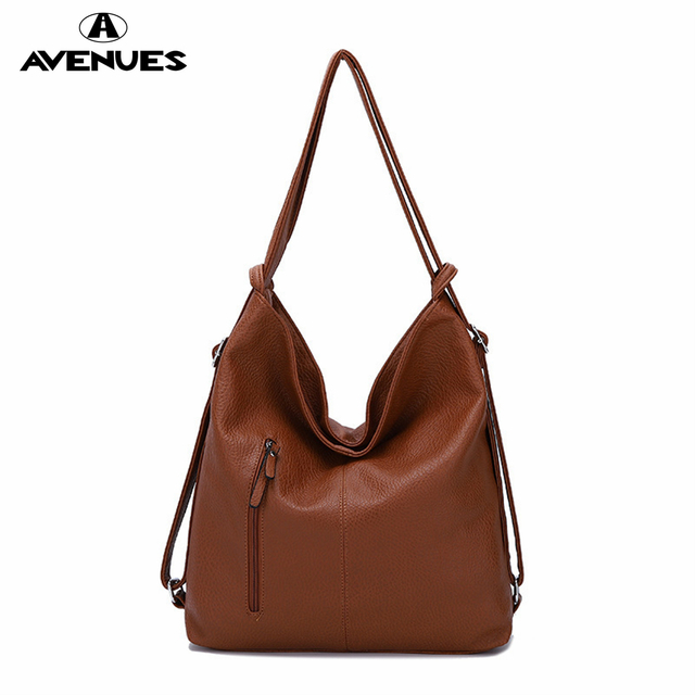 Concise Soft PU HOBO TOP HANDLE BAGS