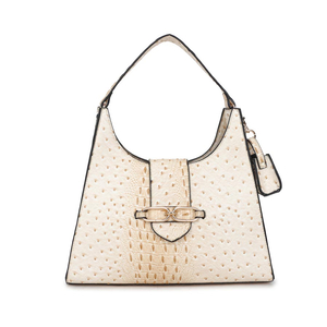 Classic Style Ostrich Skin Leather Trendy Women's Handbag