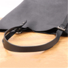 Concise Neat Black PU TOP HANDLE BAGS