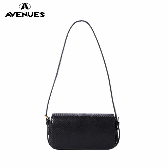 Fashion Snake Pattern PU SHOULDER BAGS