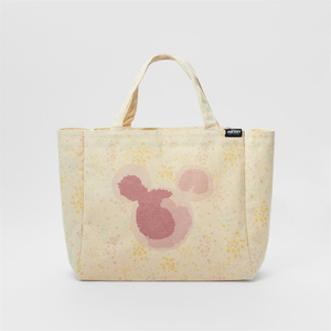 Cute Micky Cartoon Canvas Large Lunch Top Handle Bags
