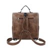 Fashion Vintage Leather Large Capacity Flap Closure Laptop Bags