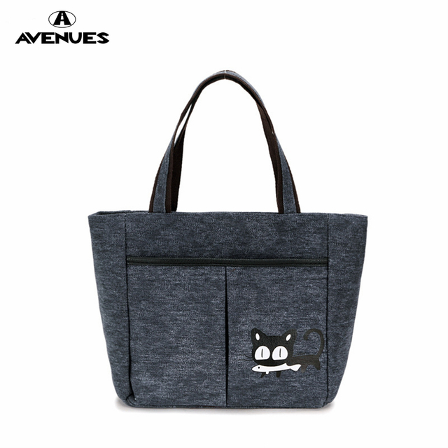 Cute Large Canvas Casual TOP HANDLE BAGS