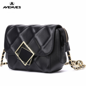Fashion Flap Quilted PU CHAIN BAGS