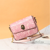 Floral PU Lady Small CHAIN BAGS