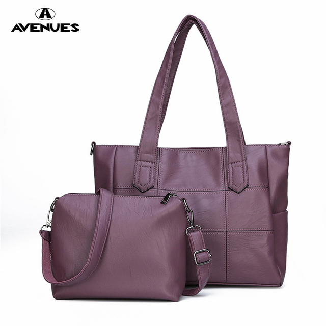 Wholesale Lady PU Set TOP HANDLE BAGS